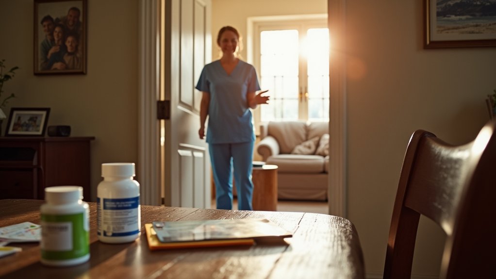 connecting home community and professional support