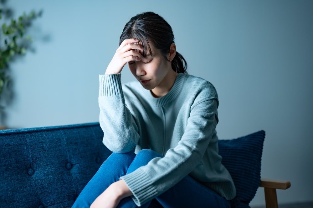 Woman needing medical detox
